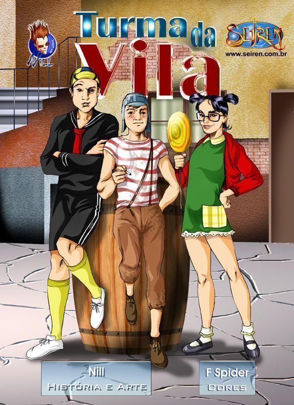 A turma da vila – hq porno do chaves